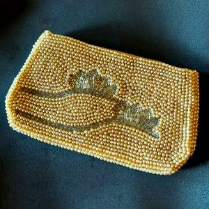 Vintage Pink Miranda Made in Japan Beaded Purse